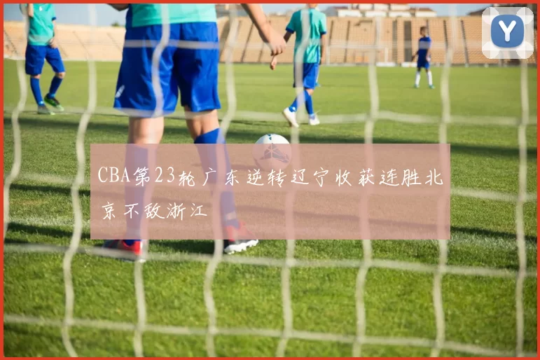 CBA第23轮广东逆转辽宁收获连胜北京不敌浙江